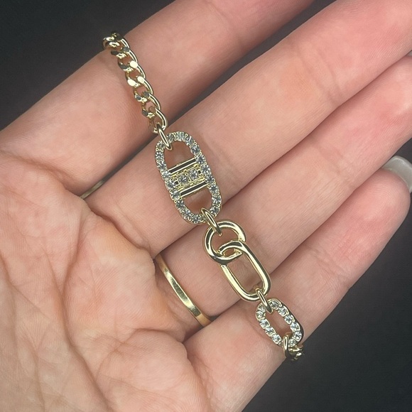 Karl Lagerfeld Jewelry - Karl Lagerfeld Gold and Silver Chain Necklace